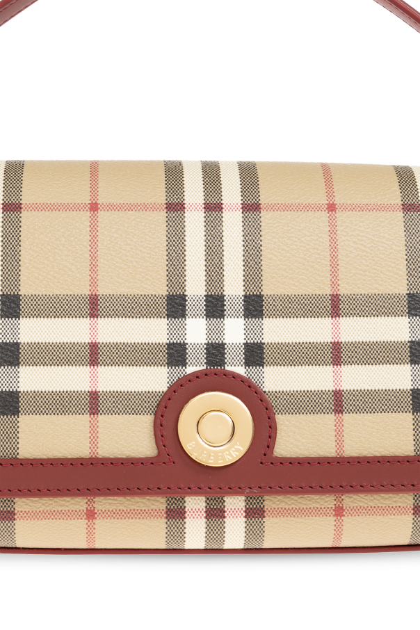 Burberry BURGUNDY Handbag 6