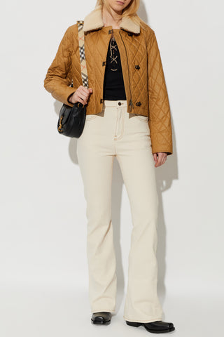 Burberry cream ‘Donella’ flare jeans 2