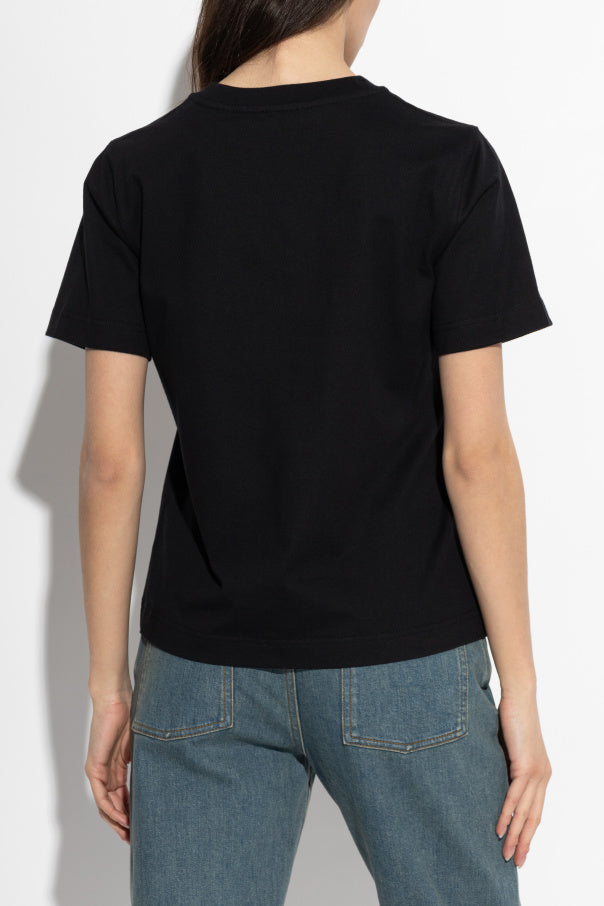 Burberry BLACK T-shirt ‘Frankie’ 4