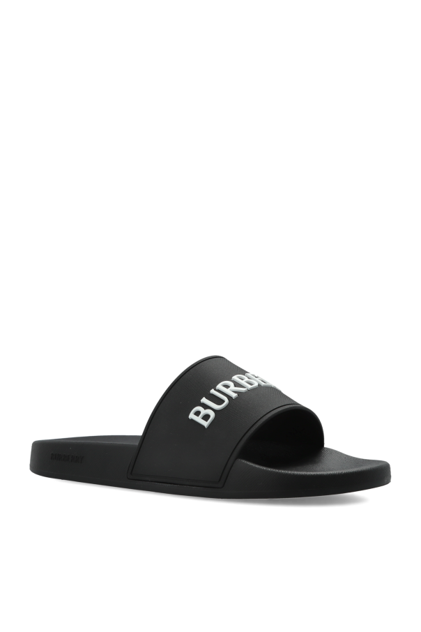 Burberry BLACK Rubber flip-flops 4