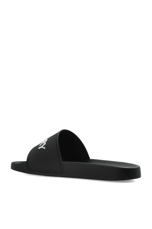 Burberry BLACK Rubber flip-flops 5