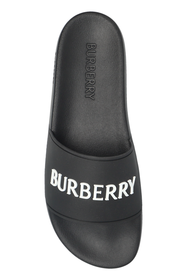 Burberry BLACK Rubber flip-flops 6