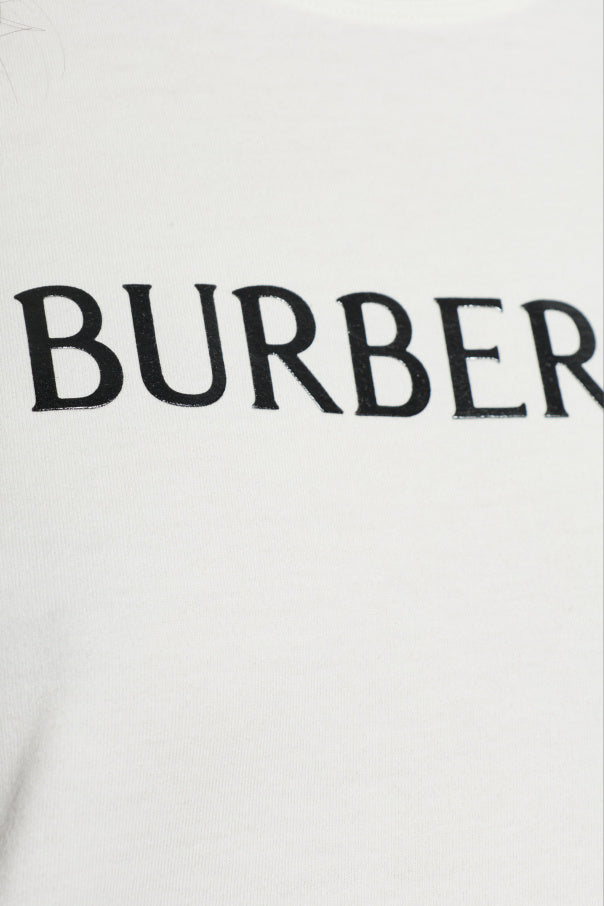 Burberry WHITE T-shirt with logo 5