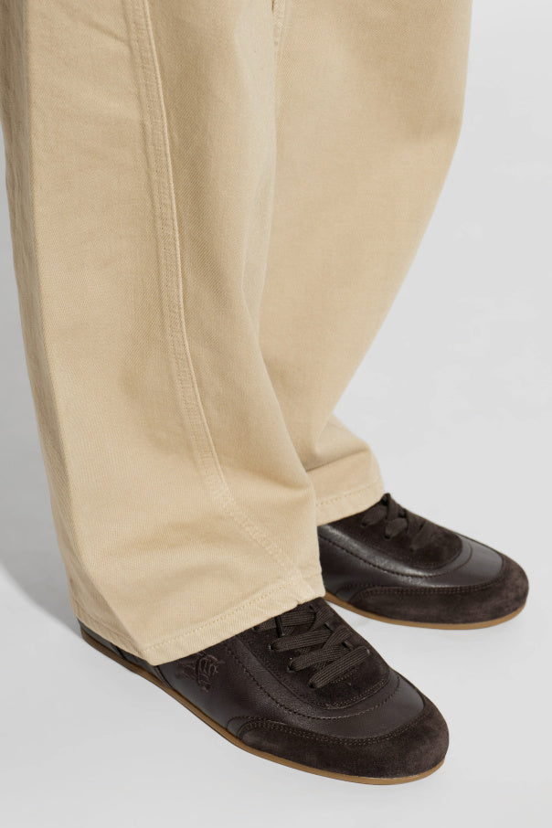 Burberry BROWN ‘Knight’ sports shoes 2