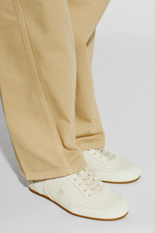 Burberry cream ‘Knight’ sports shoes 2