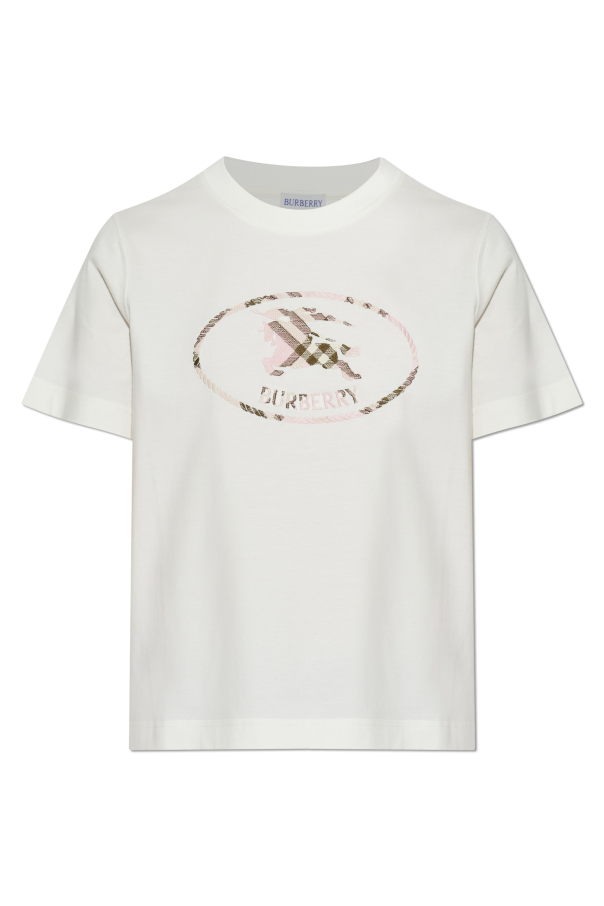 Burberry WHITE T-shirt 'Frankie' 1
