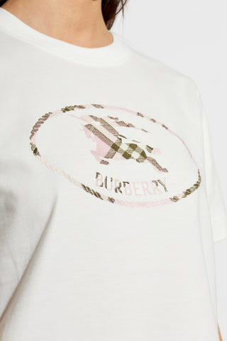 Burberry WHITE T-shirt 'Frankie' 5