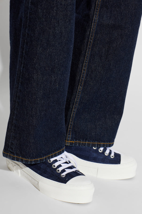 Burberry NAVY BLUE ‘Trn Jack’ sports shoes 2