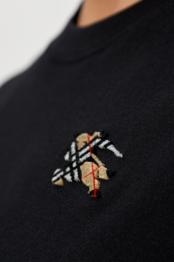 Burberry BLACK T-shirt 'Frankie' 5