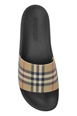 Burberry beige ‘Furley’ slides 6