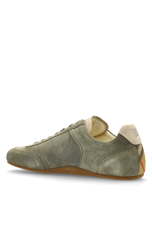 Burberry GREEN ‘Knight’ sports shoes 5