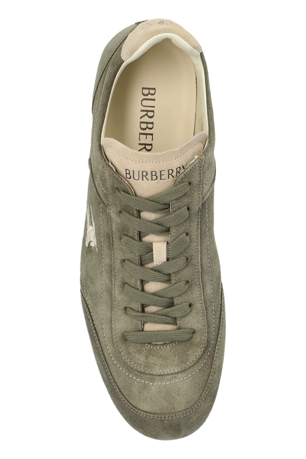 Burberry GREEN ‘Knight’ sports shoes 6