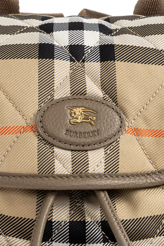 Burberry beige 'Mini' backpack with logo 6