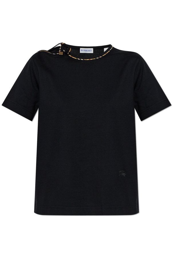Burberry BLACK T-shirt ‘Frankie’ 1