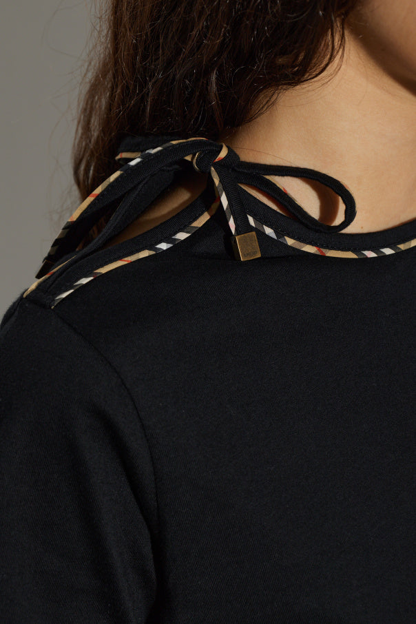 Burberry BLACK T-shirt ‘Frankie’ 5