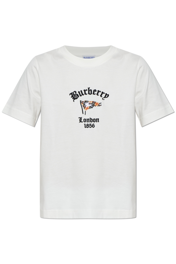 Burberry WHITE Frankie’ T-shirt 1