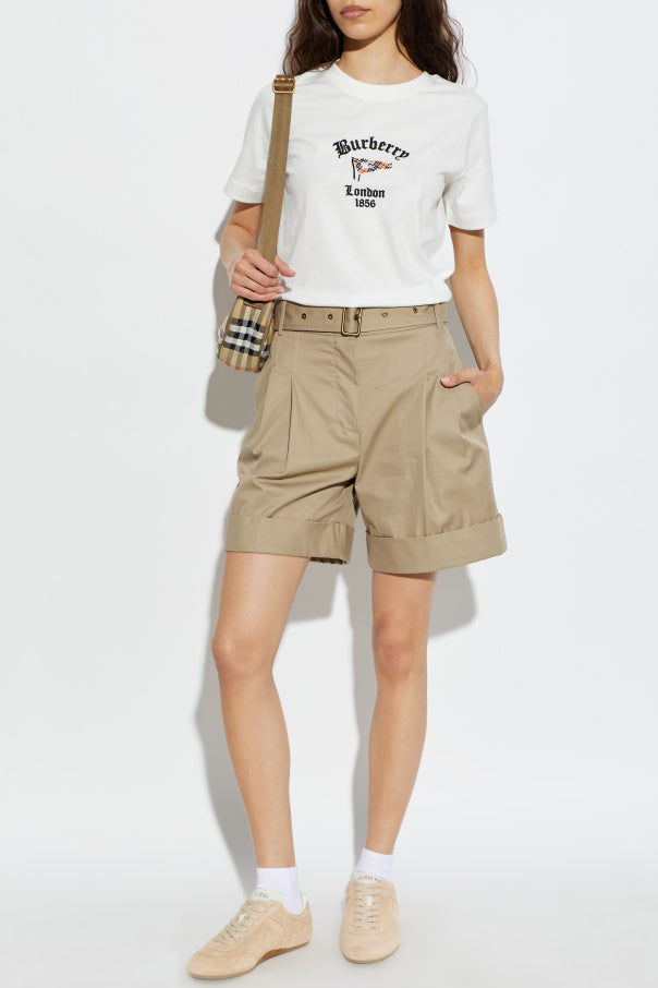 Burberry WHITE Frankie’ T-shirt 2
