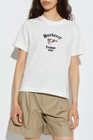 Burberry WHITE Frankie’ T-shirt 3