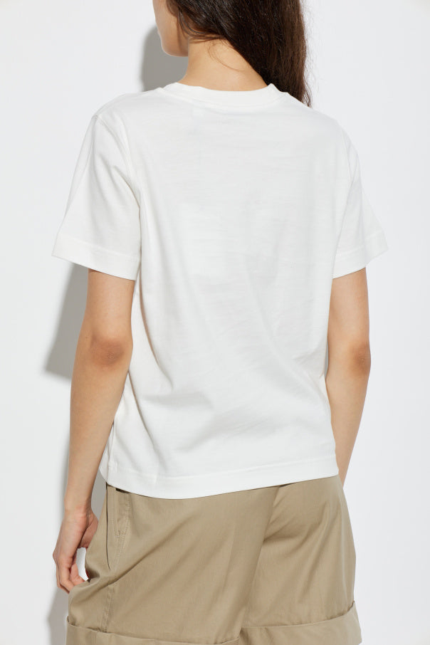 Burberry WHITE Frankie’ T-shirt 4
