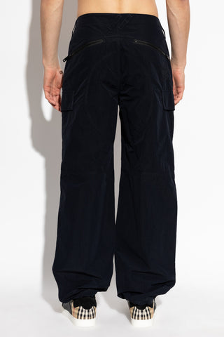 Burberry NAVY BLUE ‘Sidcot’ trousers 4