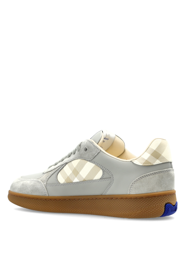 Burberry GREY ‘Low Top’ sports shoes 5
