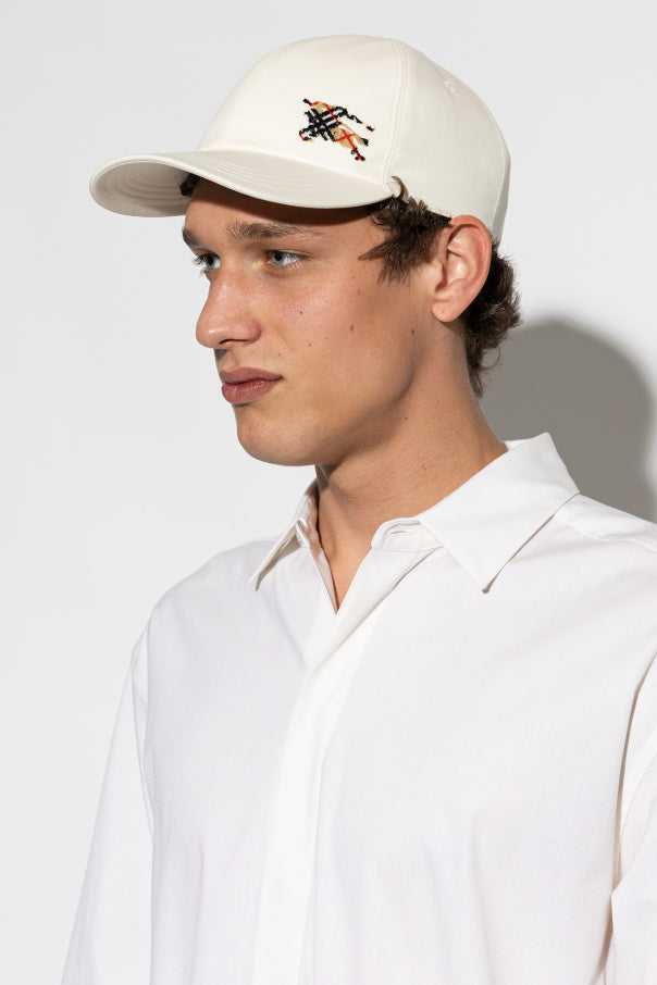 Burberry cream Baseball cap 2
