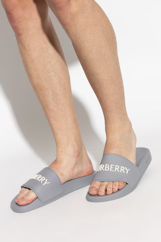 Burberry GREY ‘Furley’ slides 2