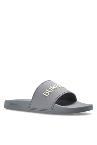 Burberry GREY ‘Furley’ slides 4