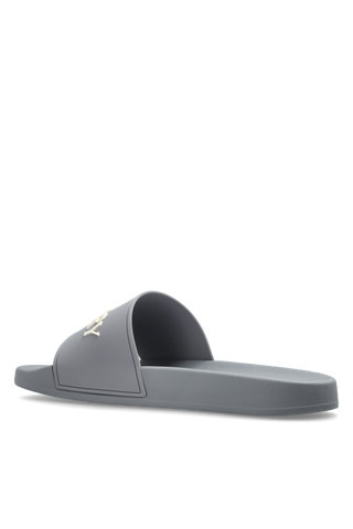 Burberry GREY ‘Furley’ slides 5