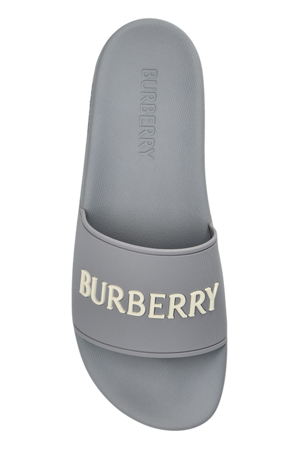 Burberry GREY ‘Furley’ slides 6