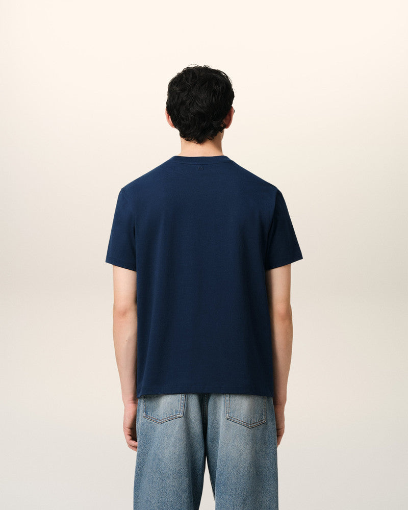 ami-paris-t-shirt-ami-de-coeur-navy-ss25-FTS060-724-430