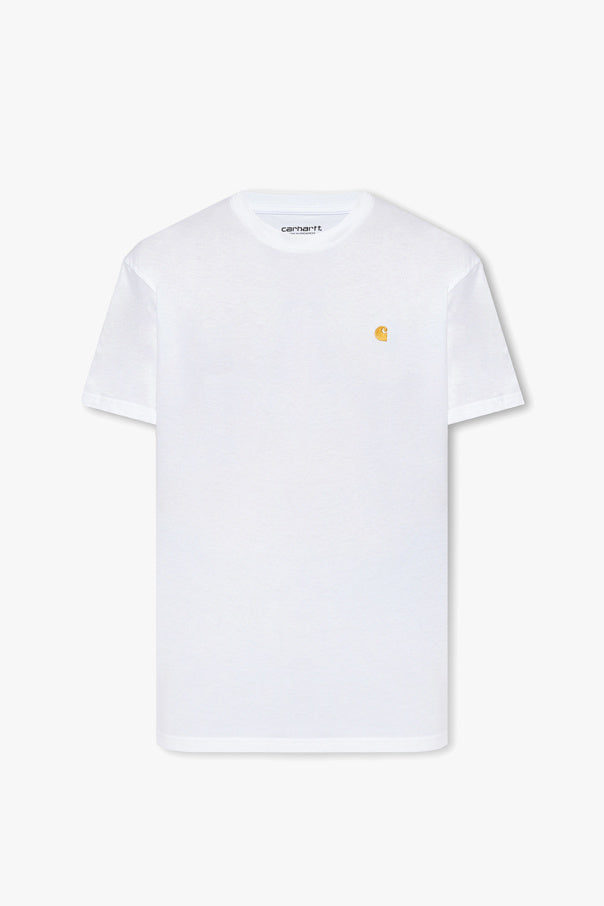 Carhartt WIP WHITE T-shirt with logo 1