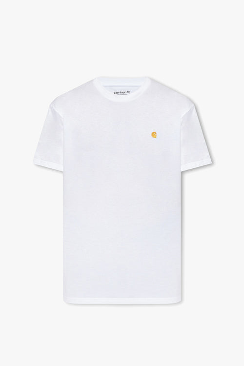 Carhartt WIP WHITE T-shirt with logo 1