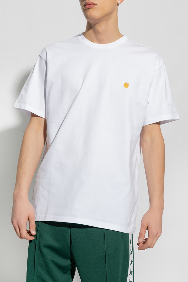Carhartt WIP WHITE T-shirt with logo 3