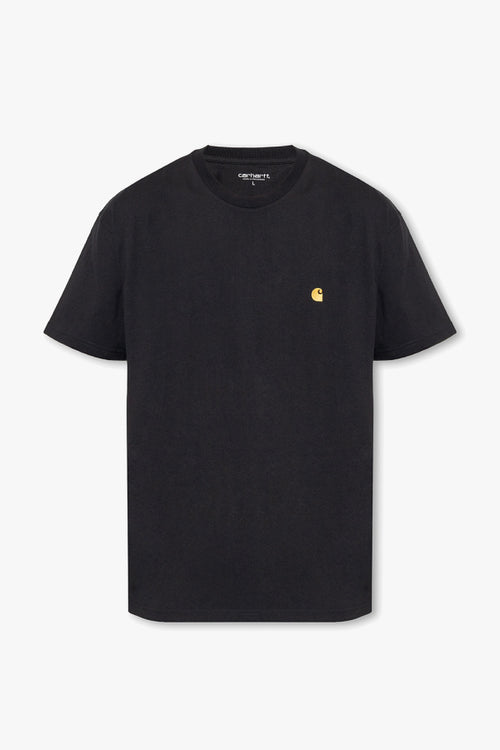 Carhartt WIP BLACK T-shirt with logo 1