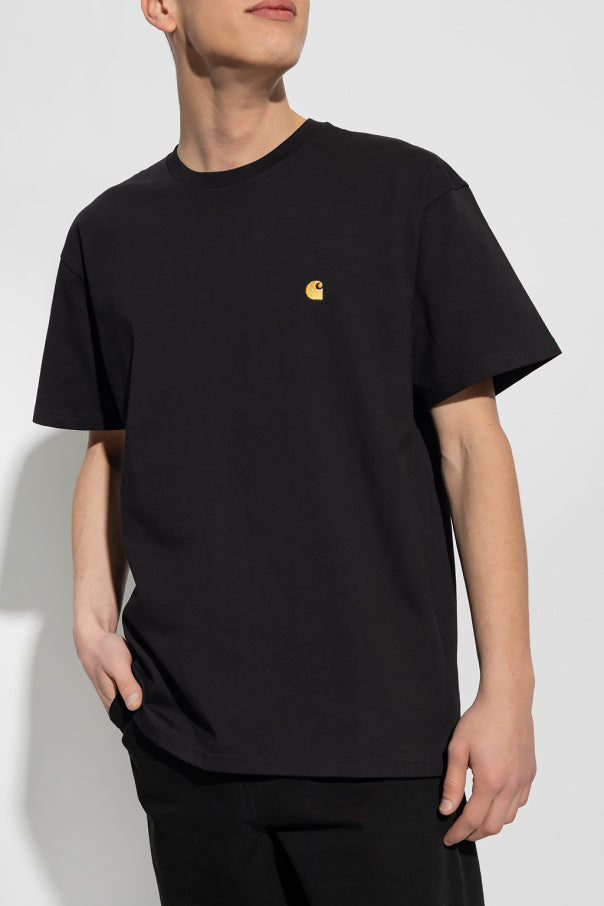 Carhartt WIP BLACK T-shirt with logo 3