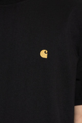 Carhartt WIP BLACK T-shirt with logo 5