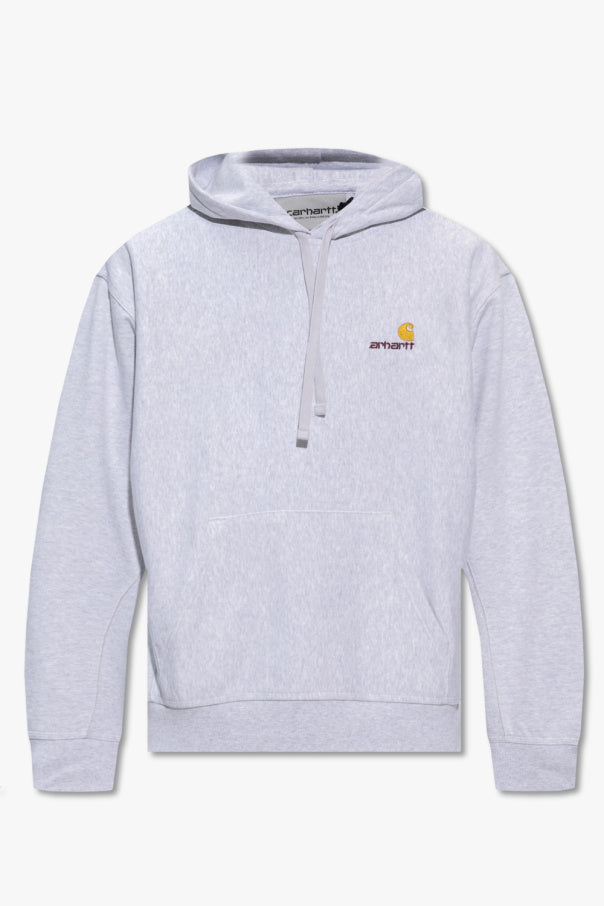 Carhartt WIP GREY Hoodie with logo 1