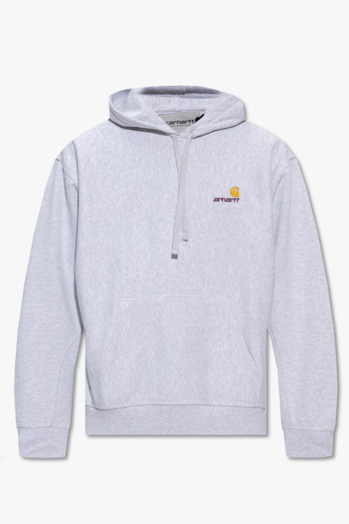 Carhartt WIP GREY Hoodie with logo 1