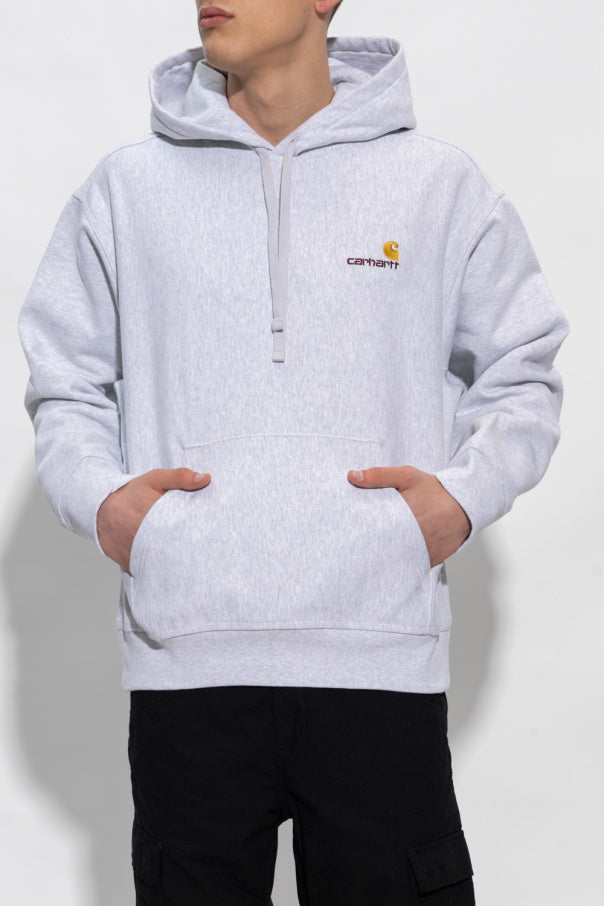 Carhartt WIP GREY Hoodie with logo 3