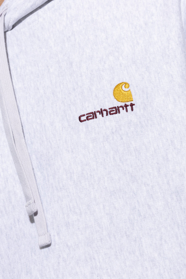 Carhartt WIP GREY Hoodie with logo 5