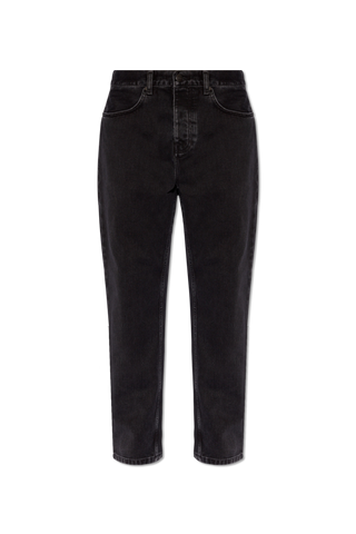 Carhartt WIP BLACK Jeans with logo 1