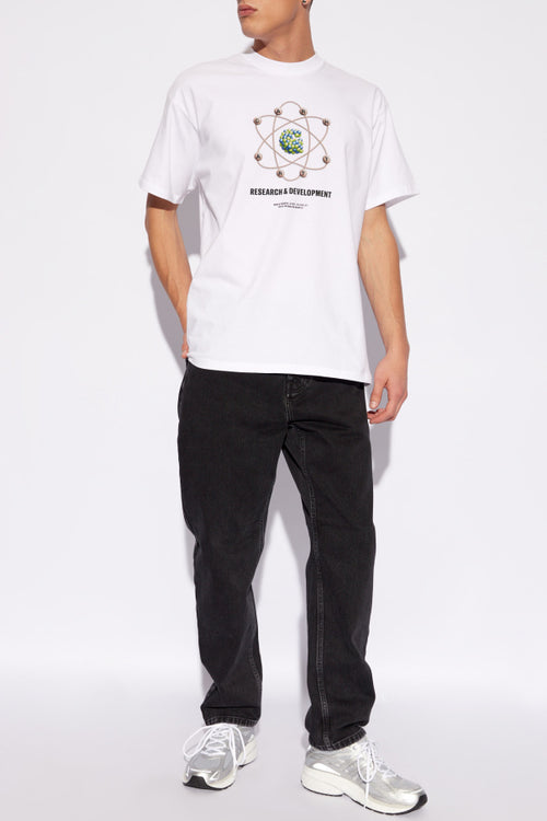 Carhartt WIP BLACK Jeans with logo 2
