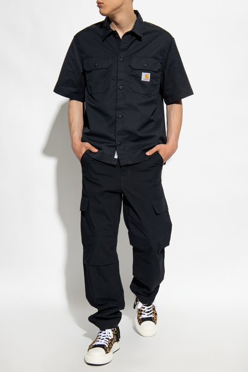Carhartt WIP BLACK Cargo trousers 2