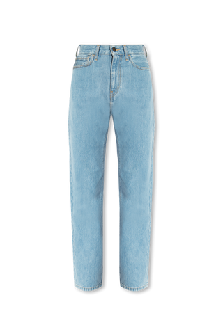 Carhartt WIP BLUE Jeans with logo 1