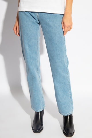 Carhartt WIP BLUE Jeans with logo 3