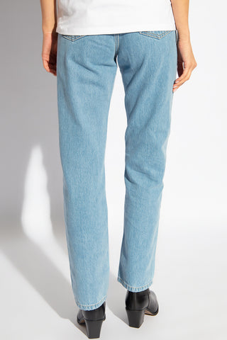 Carhartt WIP BLUE Jeans with logo 4
