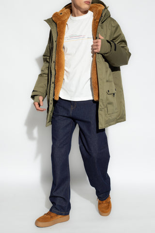 Carhartt WIP NAVY BLUE Jeans with logo 2