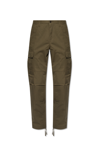 Carhartt WIP GREEN Trousers with logo 1
