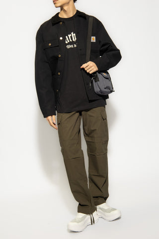 Carhartt WIP GREEN Trousers with logo 2
